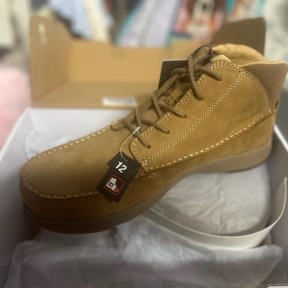 Men's Casual Moc Toe Chukka Boot - Tan